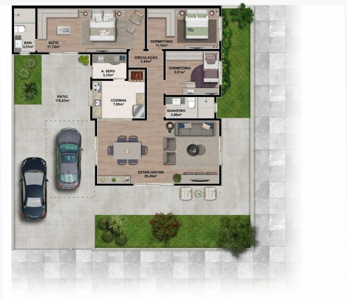 Residencial Vivendas da Colina planta